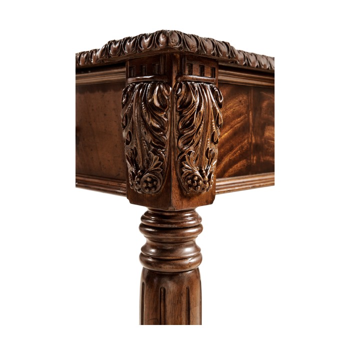 Rectangular Buckingham Console Table