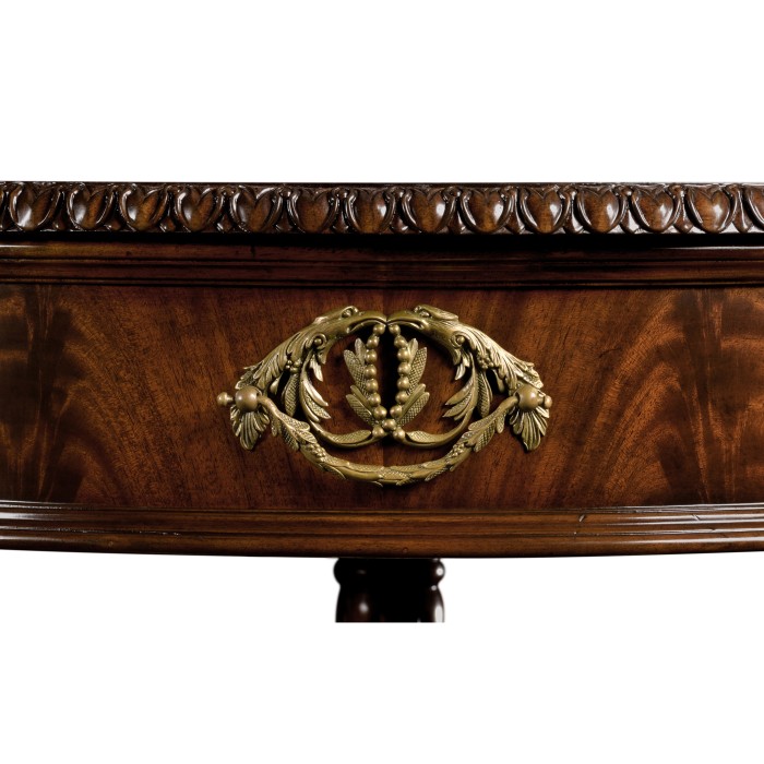 Round Buckingham End Table