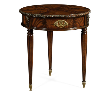Round Buckingham End Table