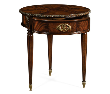 Round Buckingham End Table