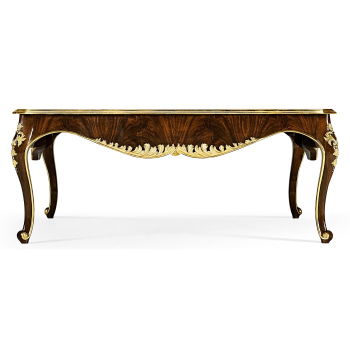 Coffee table with gilt carved detailling