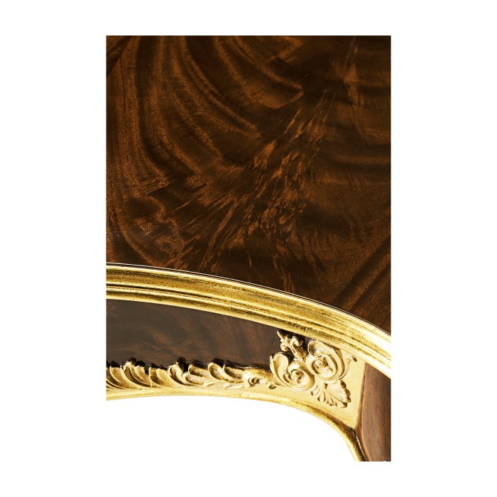Coffee table with gilt carved detailling