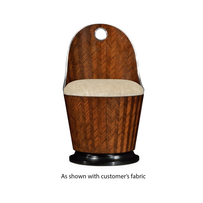 Icarus Feather Inlay Dressing Chair