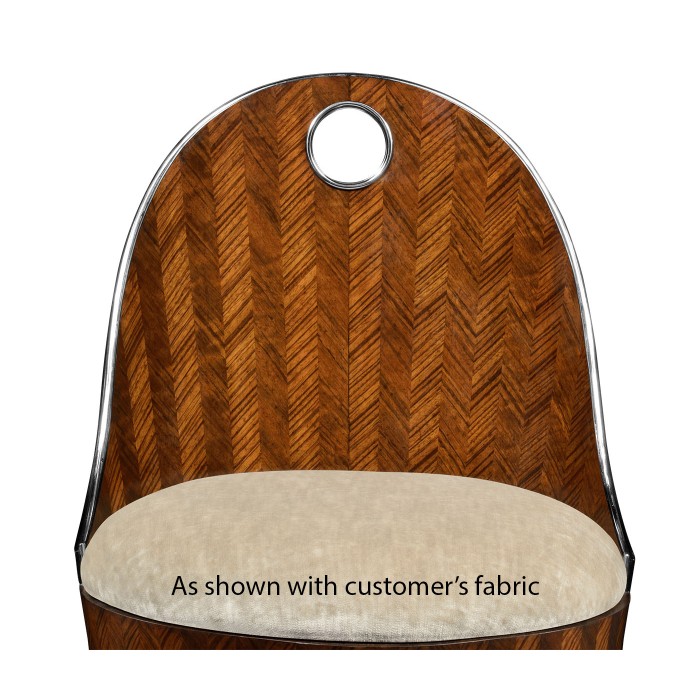 Icarus Feather Inlay Dressing Chair