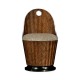 Icarus Feather Inlay Dressing Chair