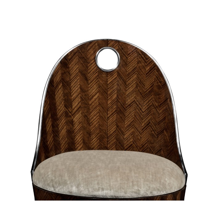 Icarus Feather Inlay Dressing Chair