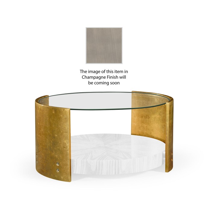 Oval cocktail table