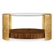 Oval cocktail table