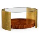 Oval cocktail table
