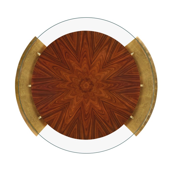 Oval cocktail table
