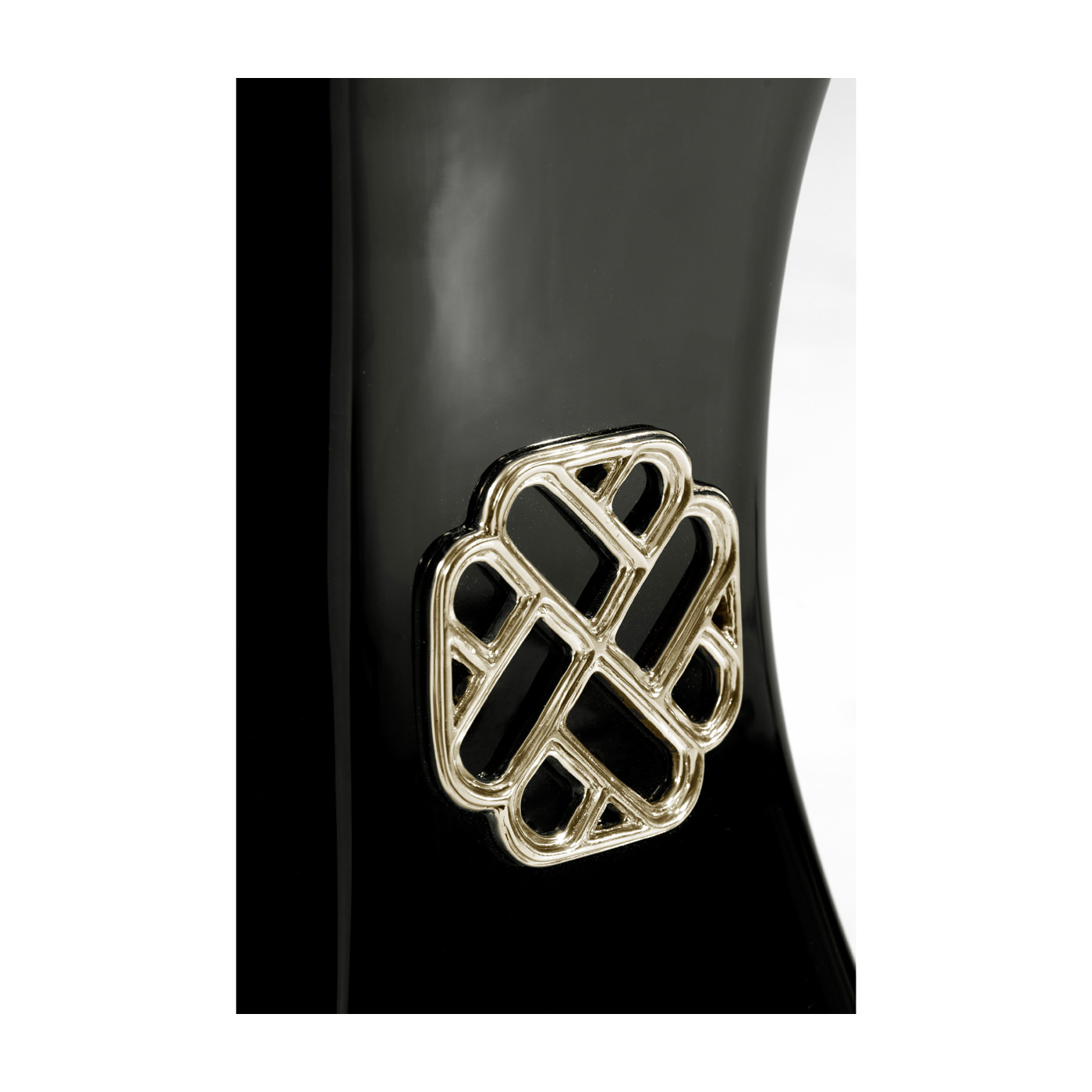 Urban Zen Smoky Black Table Lamp