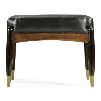 Contemporary Hyedua & Ebonised Stool