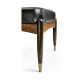 Contemporary Hyedua & Ebonised Stool