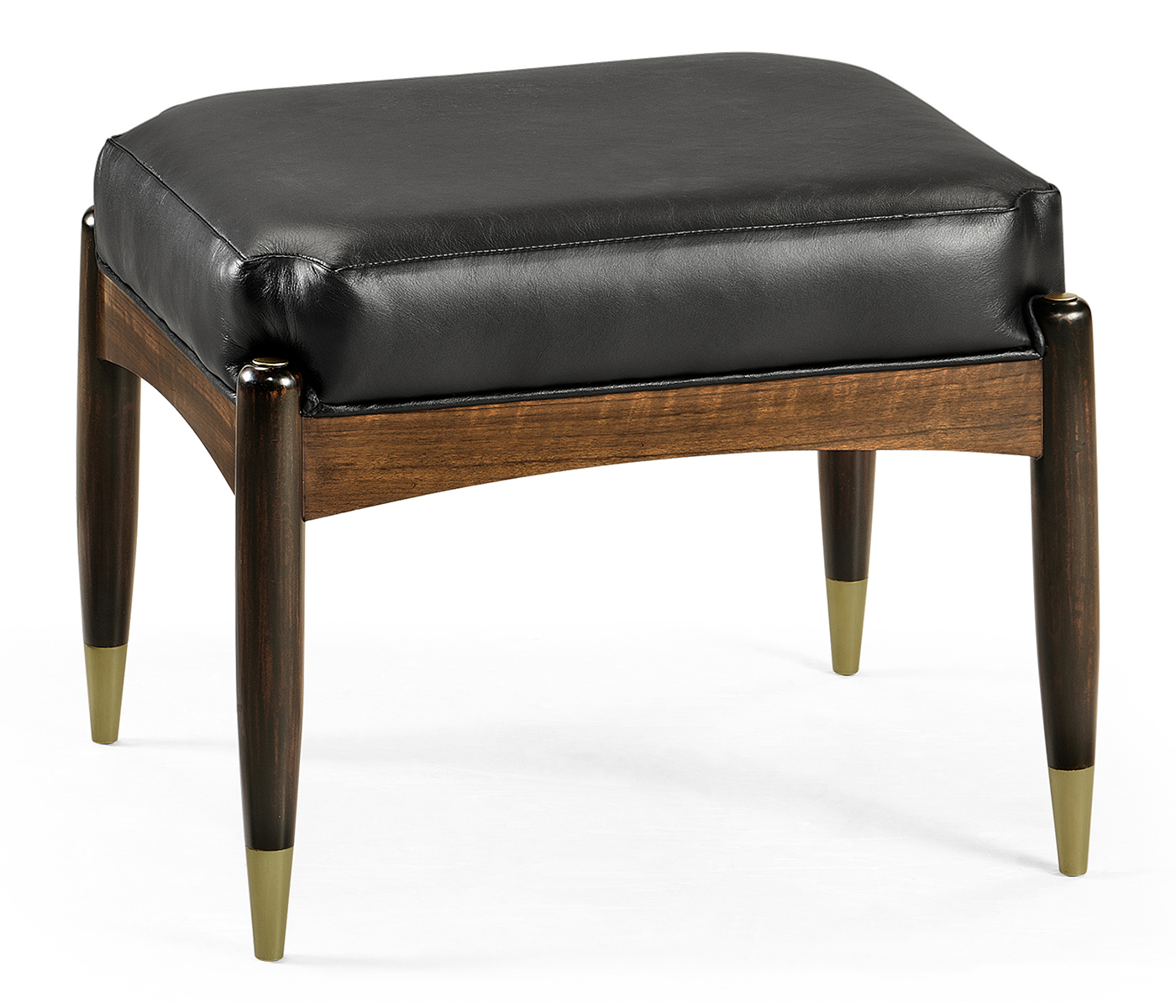 Contemporary Hyedua & Ebonised Stool