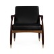 Contemporary Hyedua & Ebonised Occasional Chair