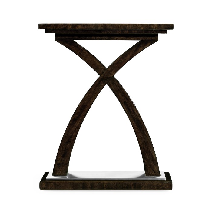 Black Eucalyptus Rectangular End Table