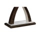 Black Eucalyptus Rectangular End Table