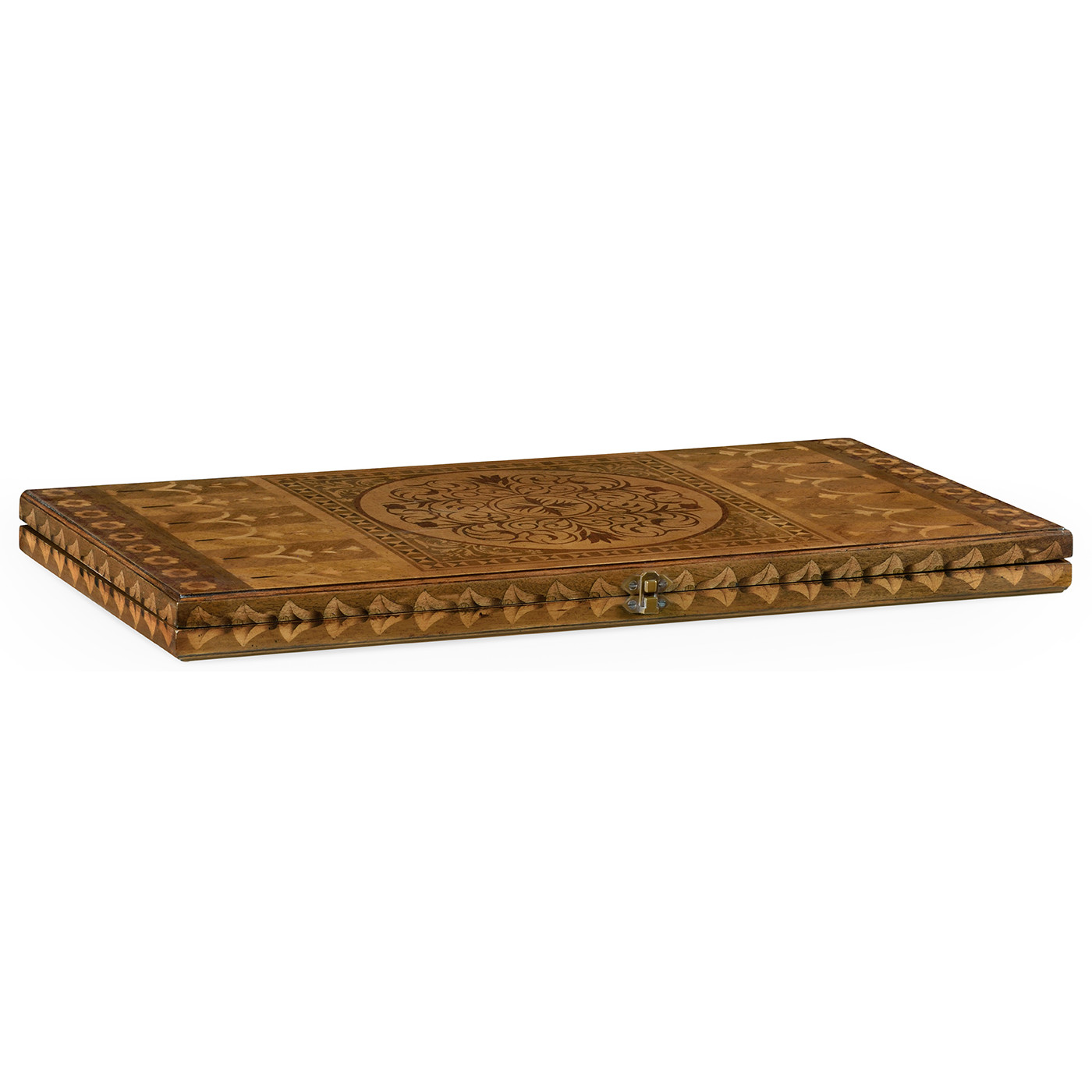 Floral Marquetry Backgammon Board