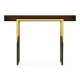 Black Eucalyptus Rectangular Anthracite Shagreen Console Table