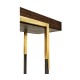 Black Eucalyptus Rectangular Anthracite Shagreen Console Table