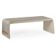 Brown Italian layer coffee table