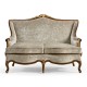 Bergère Two Seater Sofa with Gilded Carving