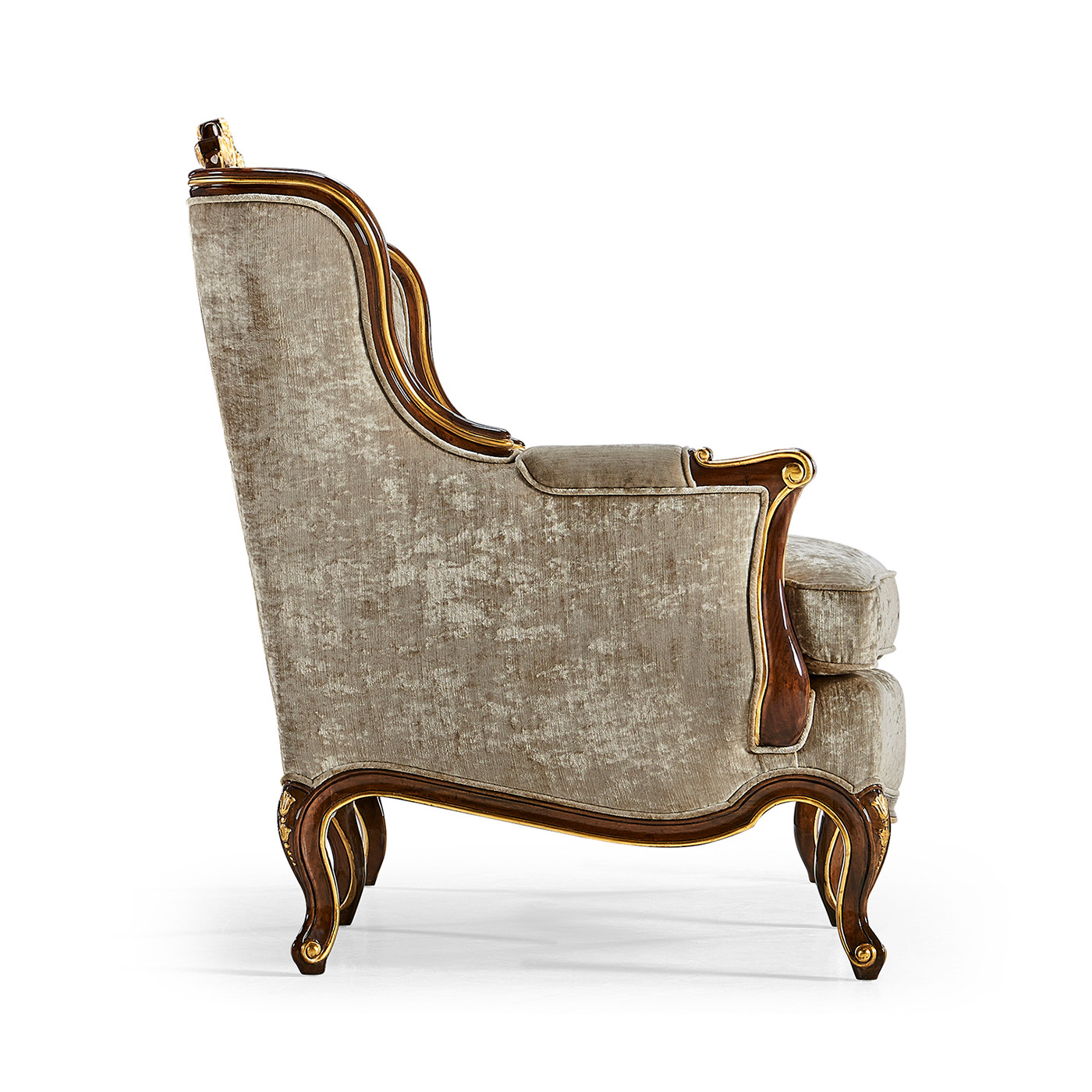 Bergère Two Seater Sofa with Gilded Carving