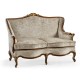 Bergère Two Seater Sofa with Gilded Carving