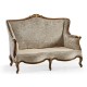 Bergère Two Seater Sofa with Gilded Carving