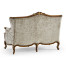 Bergère Two Seater Sofa with Gilded Carving