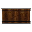 Regency mahogany sideboard with brass handles
