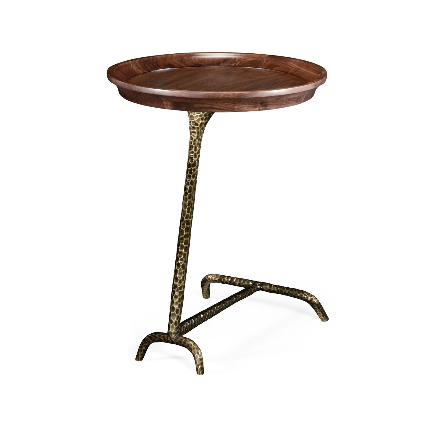 Unusual circular side table