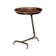 Unusual circular side table
