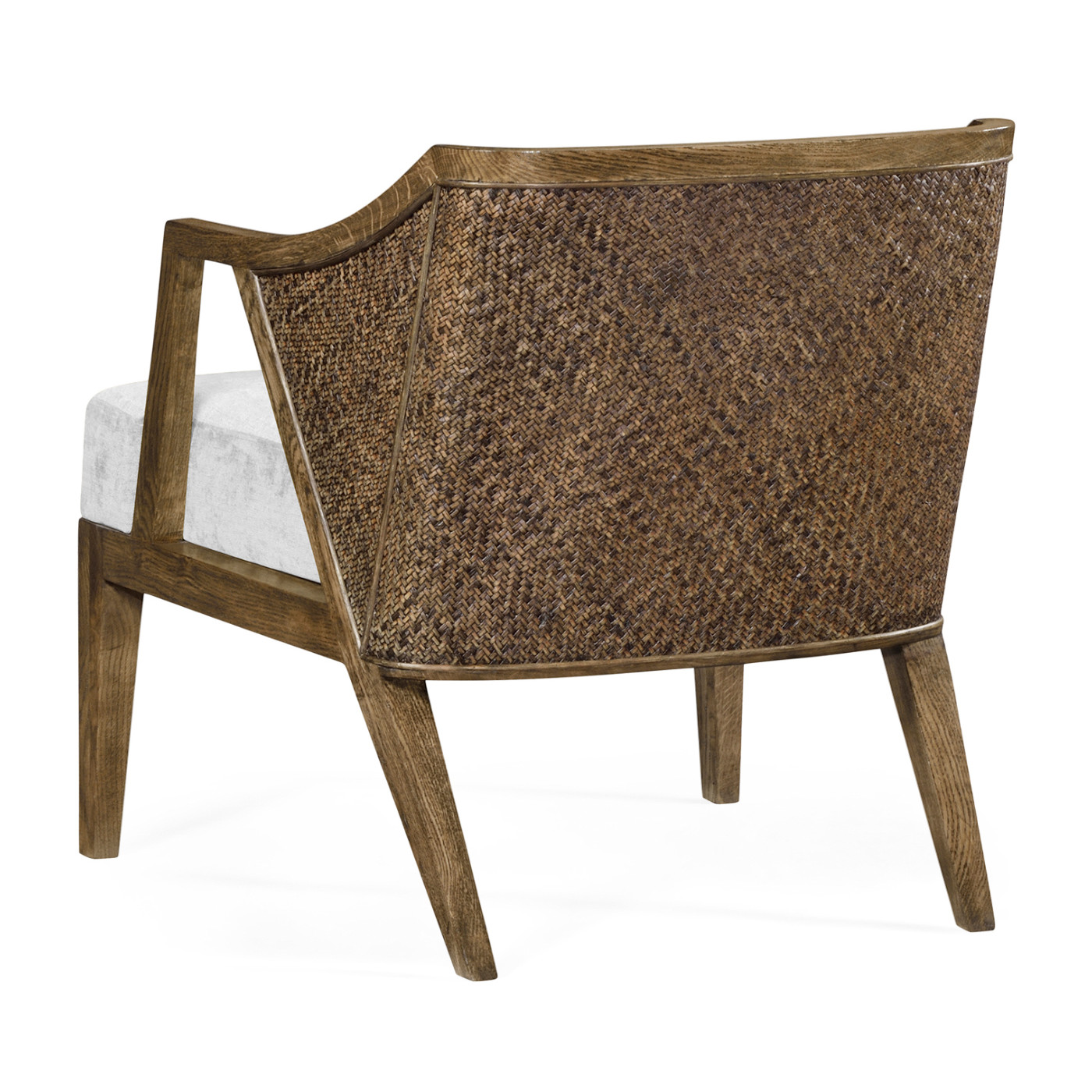 Langkawa Oak & Rattan Occasional Chair