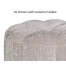 Langkawi Walnut Circular Ottoman
