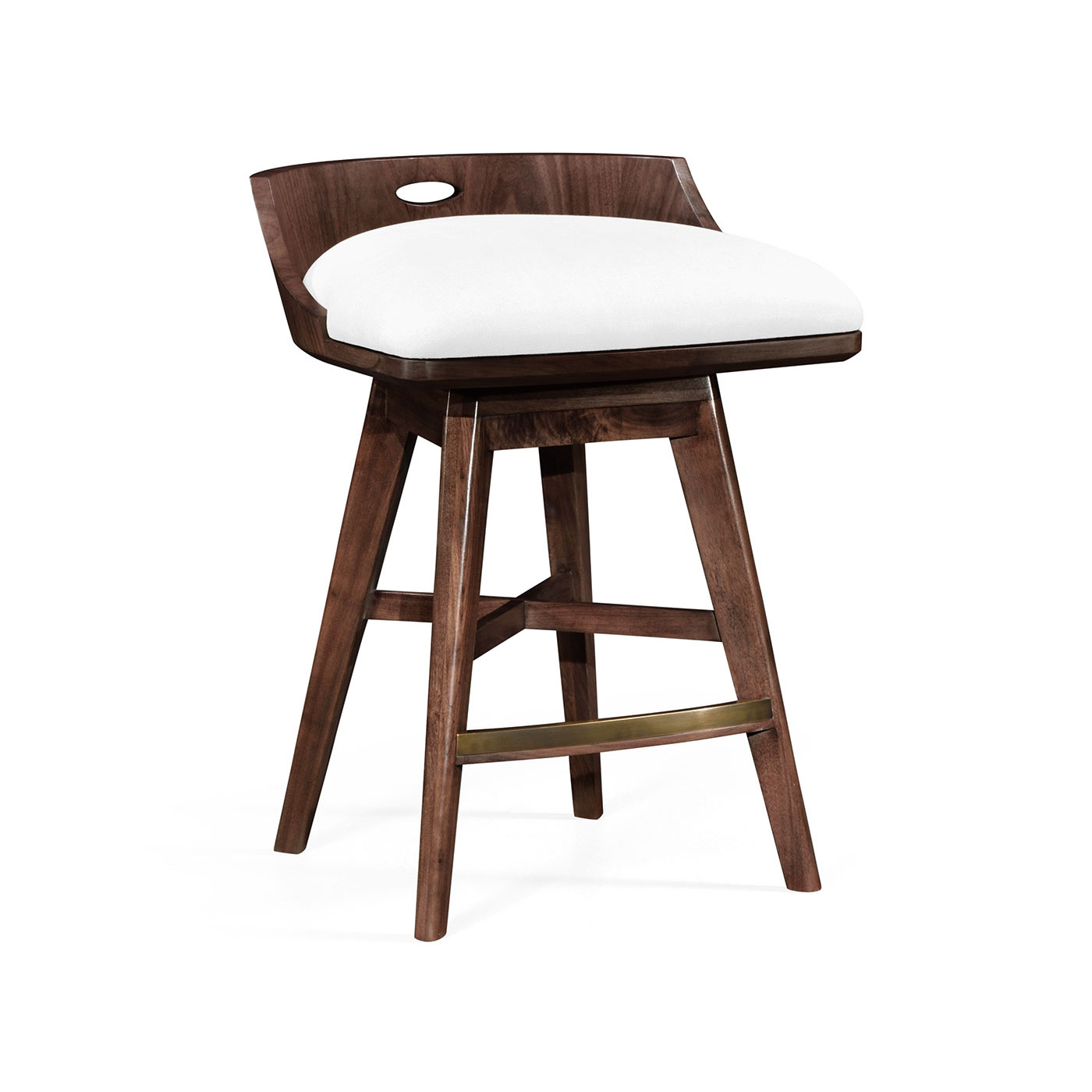Langkawi Natural Walnut Counter Stool