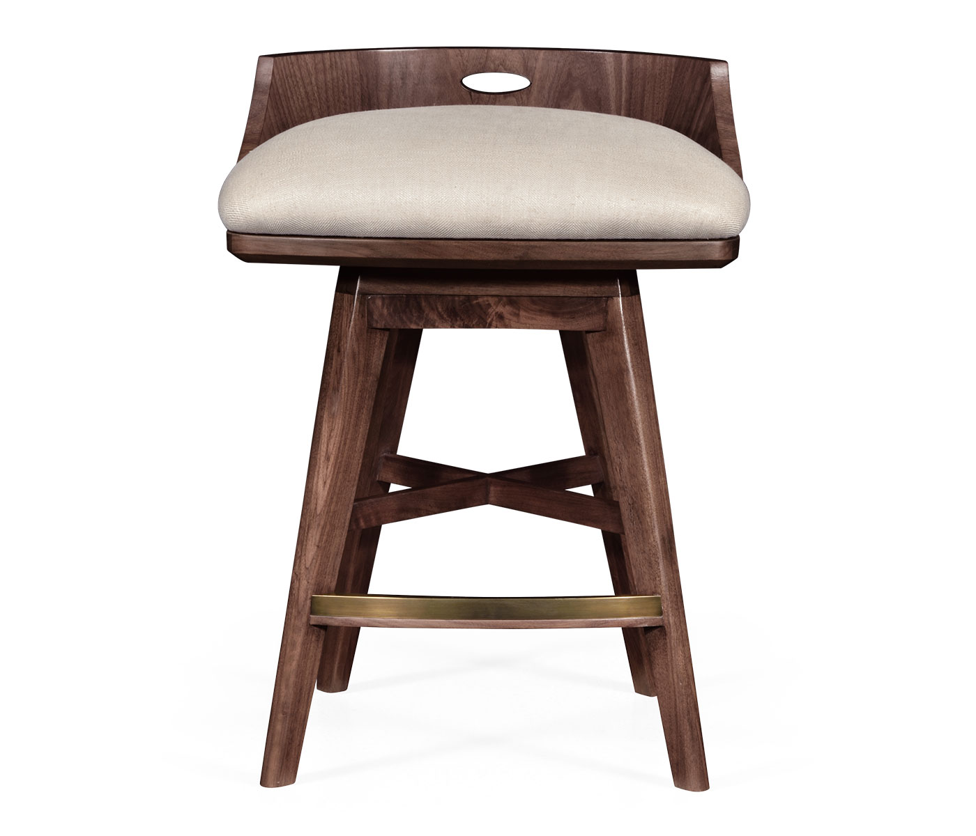 Langkawi Natural Walnut Counter Stool