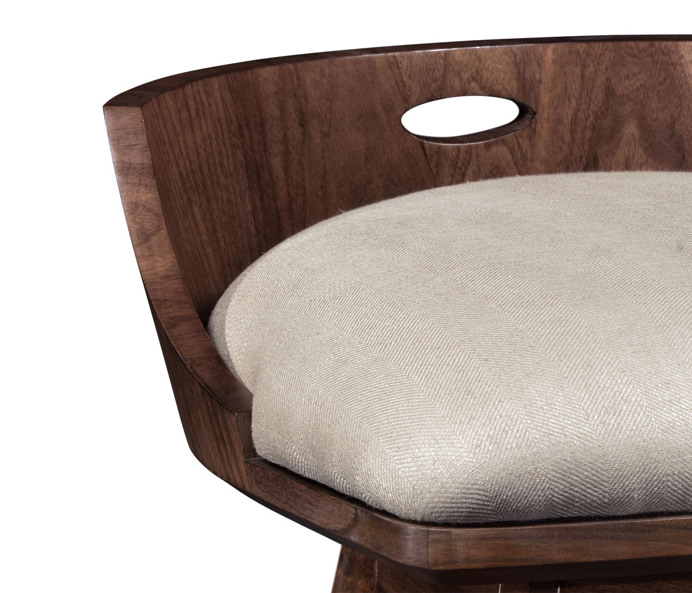 Langkawi Natural Walnut Counter Stool