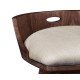 Langkawi Natural Walnut Counter Stool
