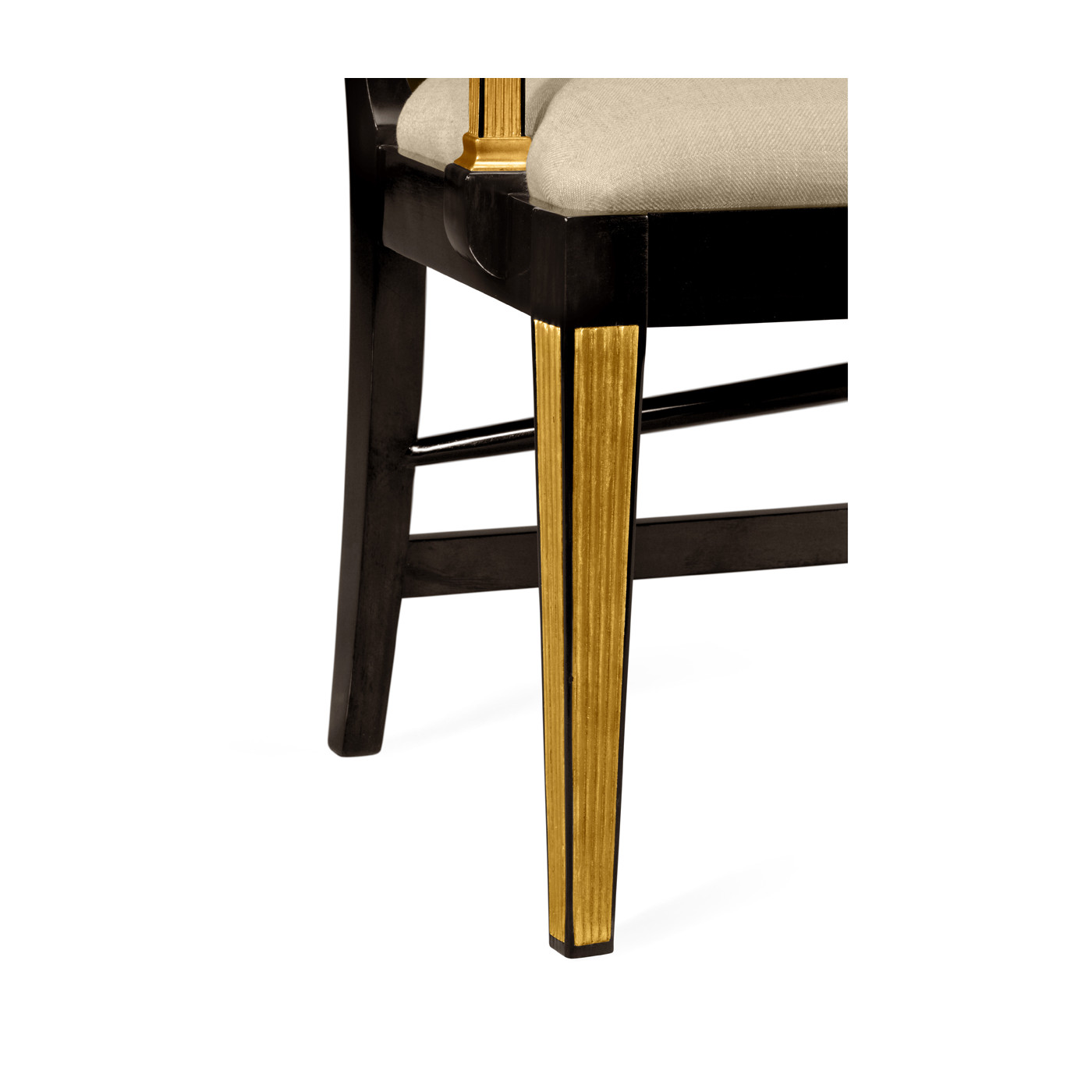 Regency Ebony Three Seater Bench