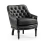 Kensington Black Painted Club Chair