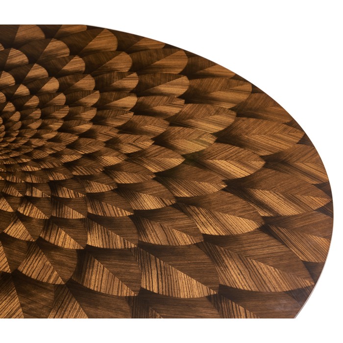 Feather Inlay Coffee Table