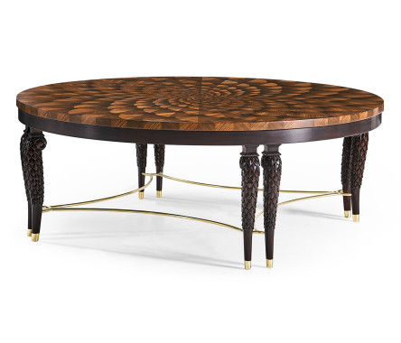 Feather Inlay Coffee Table