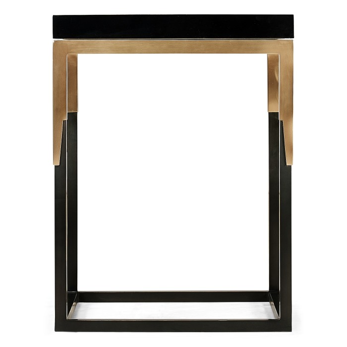 Square Natural Walnut Tray Table