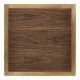 Square Natural Walnut Tray Table