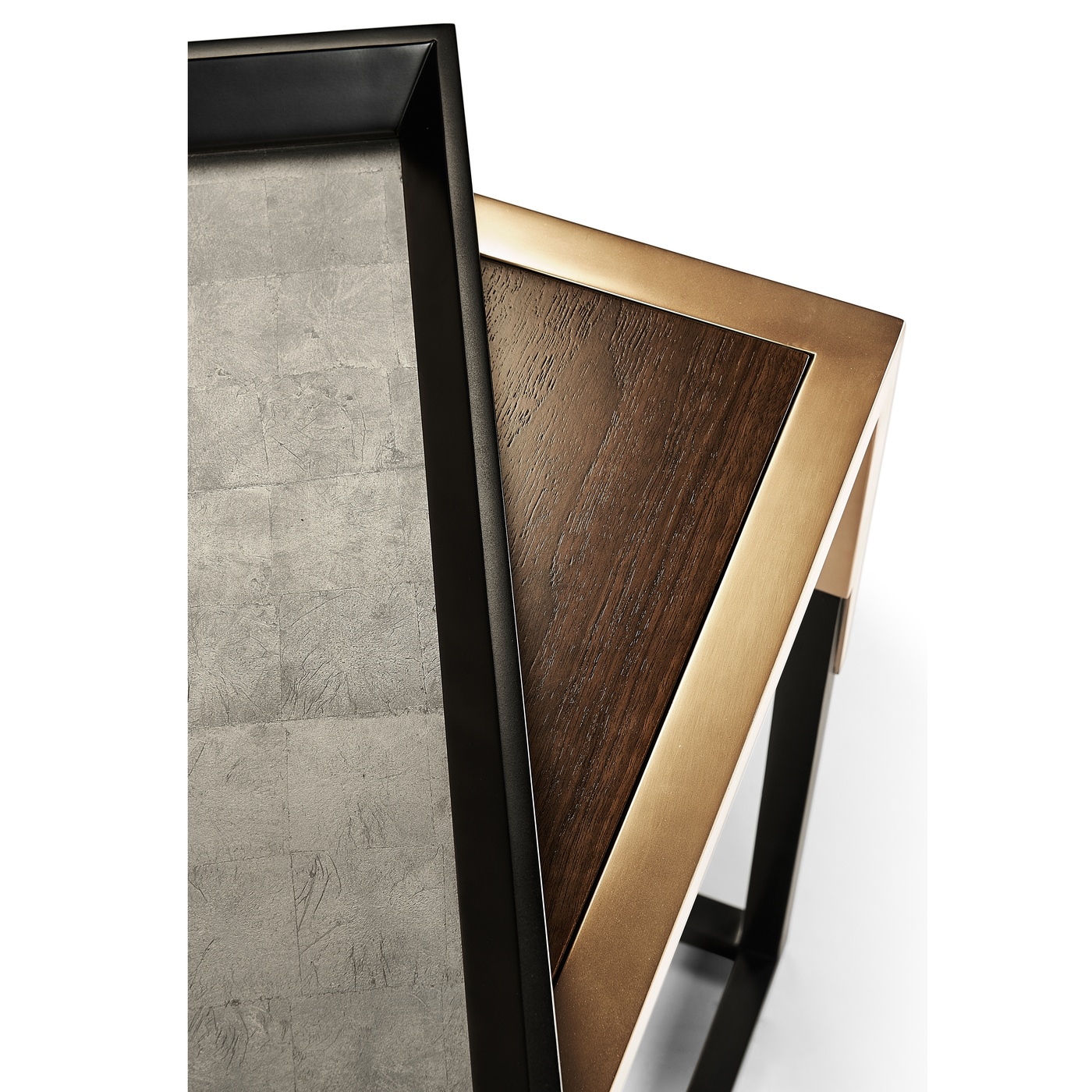 Square Natural Walnut Tray Table