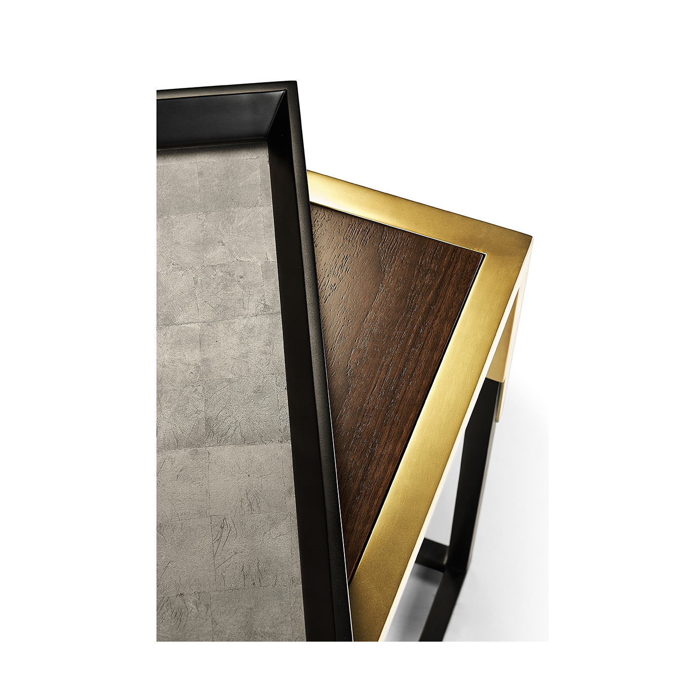 Square Natural Walnut Tray Table