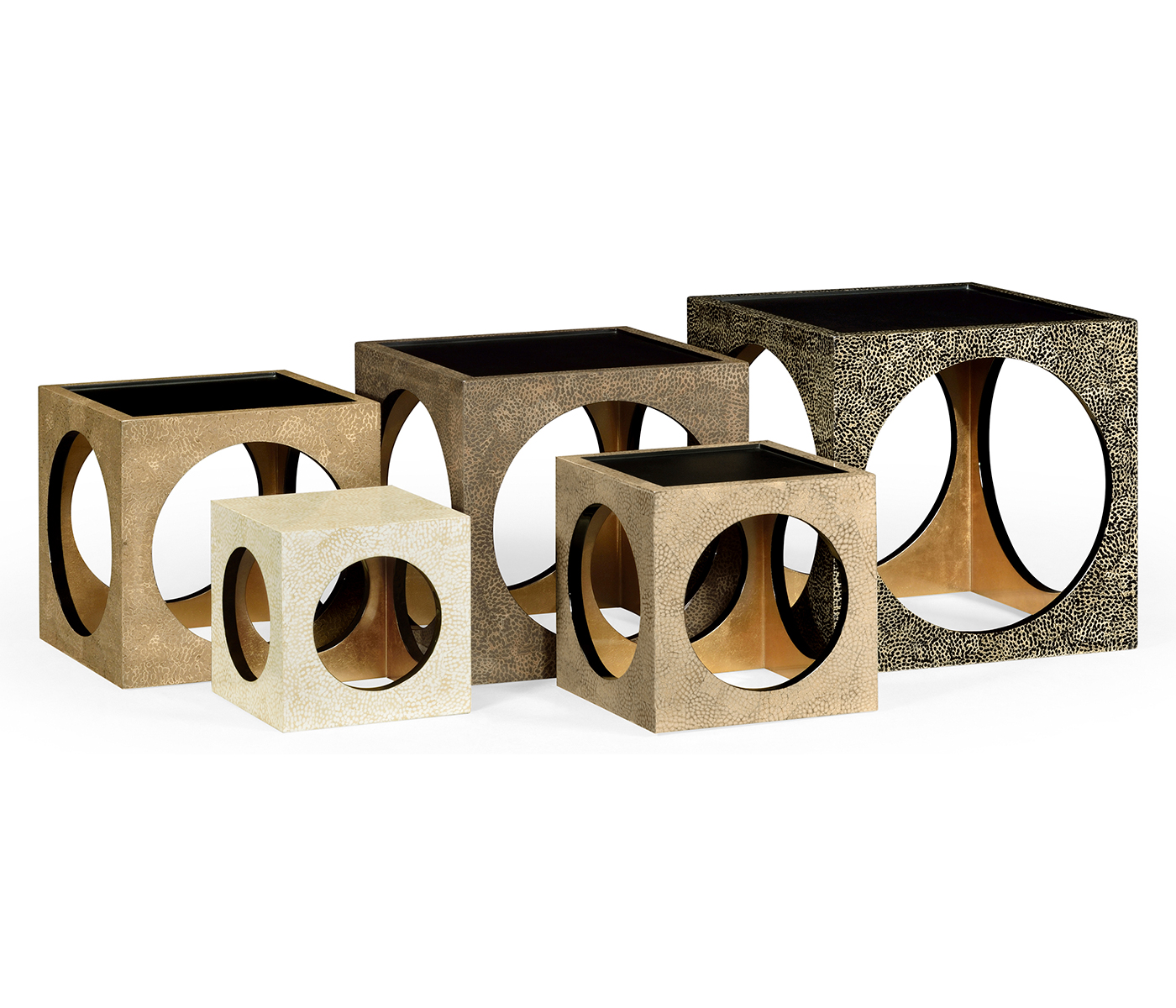 Eggshell Cube Nesting Tables