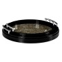 Duo Circular Black Eggshell Tray