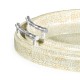 Duo Circular Yellow Eggshell Tray